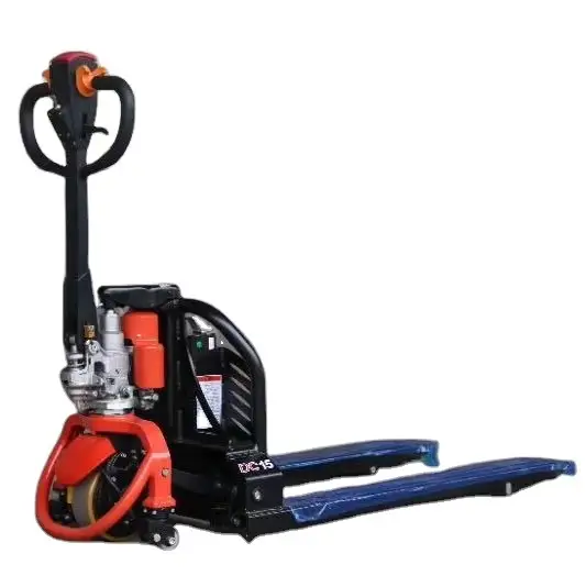 Santwell - rosso o come ordine di caricamento da 1500 kg di ordine DC Mini carrello elevatore di camion pallet elettrico 1