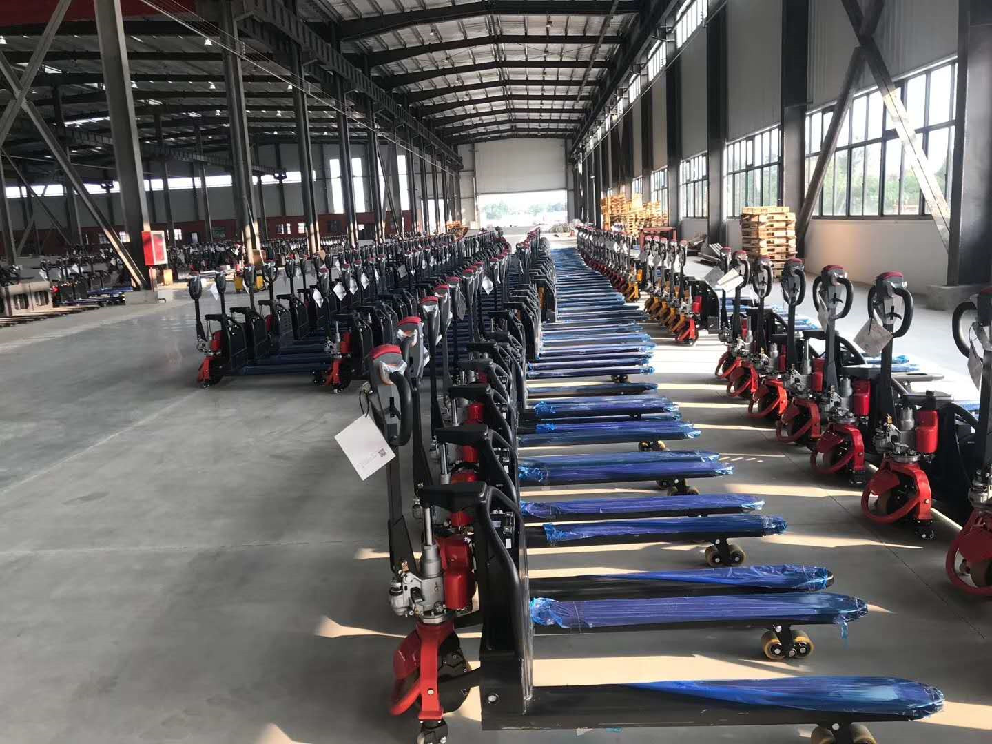 Santwell - Rojo o como su pedido Capacidad de carga de 1500 kg Mini Mini Pallet Truck Truck Liflift 11