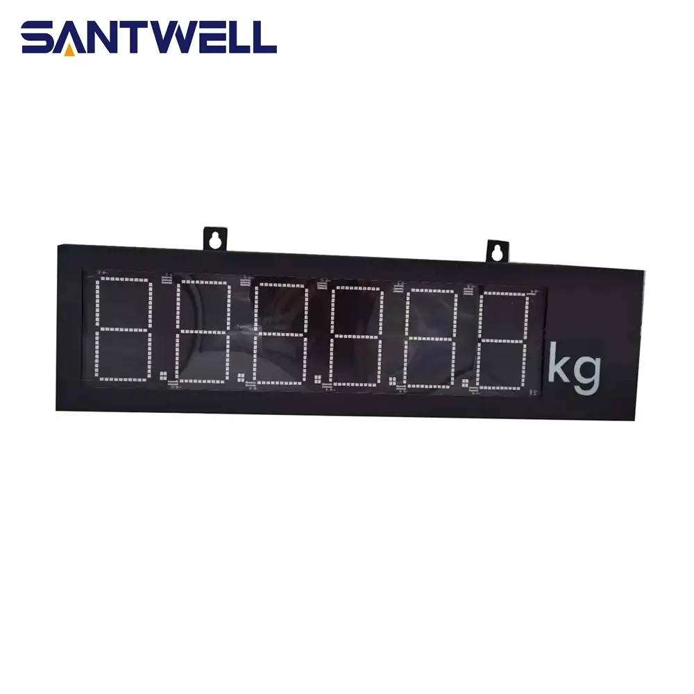 Santwell - Высокая яркости стабильная люминесценция красная светодиода 3 дюйма высокой точности. Взвешивающий индикатор взвешивания с большим дисплеем интерфейса 1