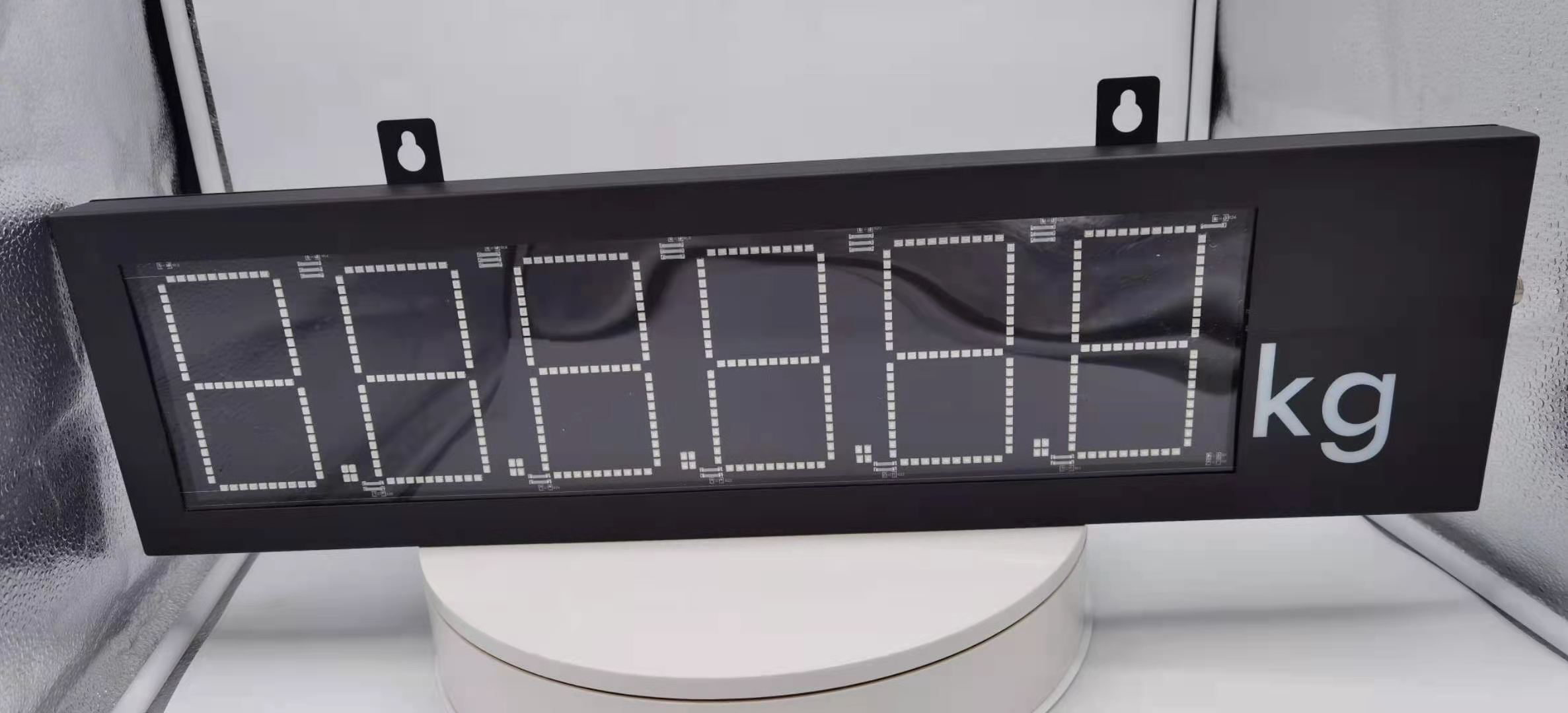 SANTWELL - Big Pantniple Carga Celda para escala de camiones Conecte el recinto de plástico indicador de pesaje con pantalla LCD Big Big Display 15