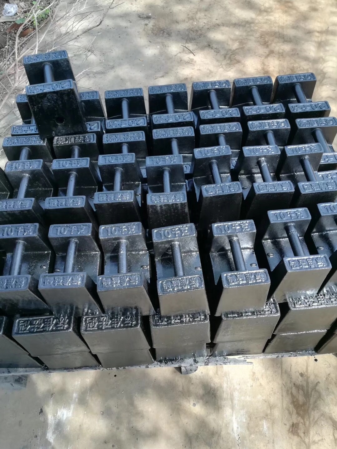 Santwell - 1 g a 50 kg de calibración Peso de hierro fundido/herramienta de acero inoxidable Escala de calibración electrónica Escala superior 11