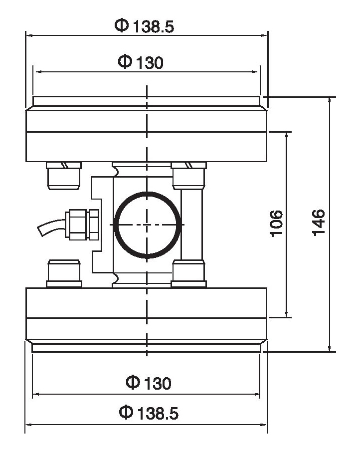 CMAX SENSOR DE FUERZA PRUEBA CANAS DE CAPA DE CAPA DE LA CAPÍA SANTWELL 12