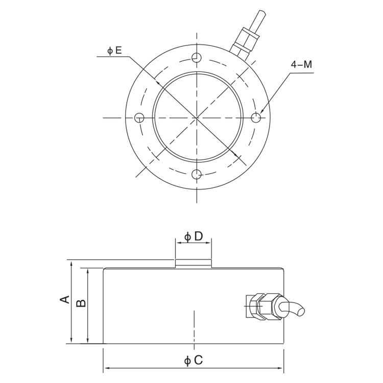 LFB Spoke Load Cell Style Compression Botón de compresión Pancake Celular de carga Santwell 12
