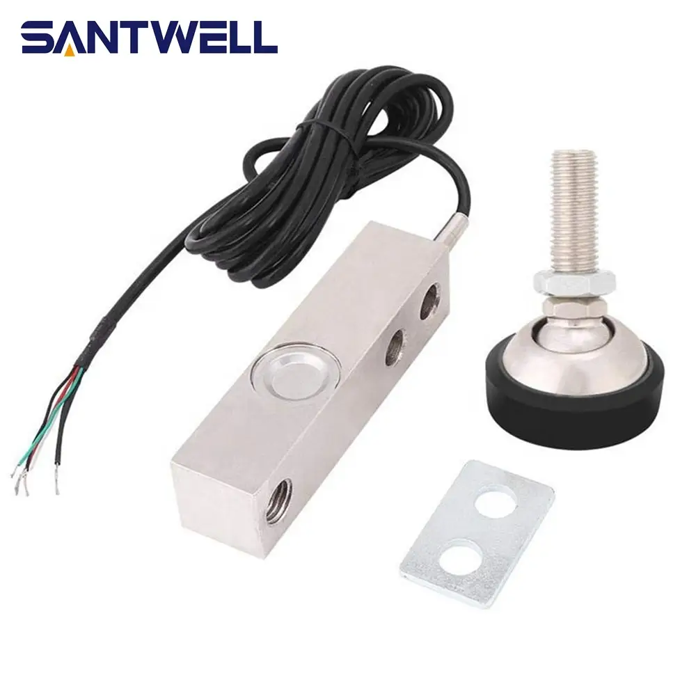 SANTWELL - 1000 kg d'échelle de plancher Industrie Célat de charge de faisceau de cisaillement à fin à bout étal 1