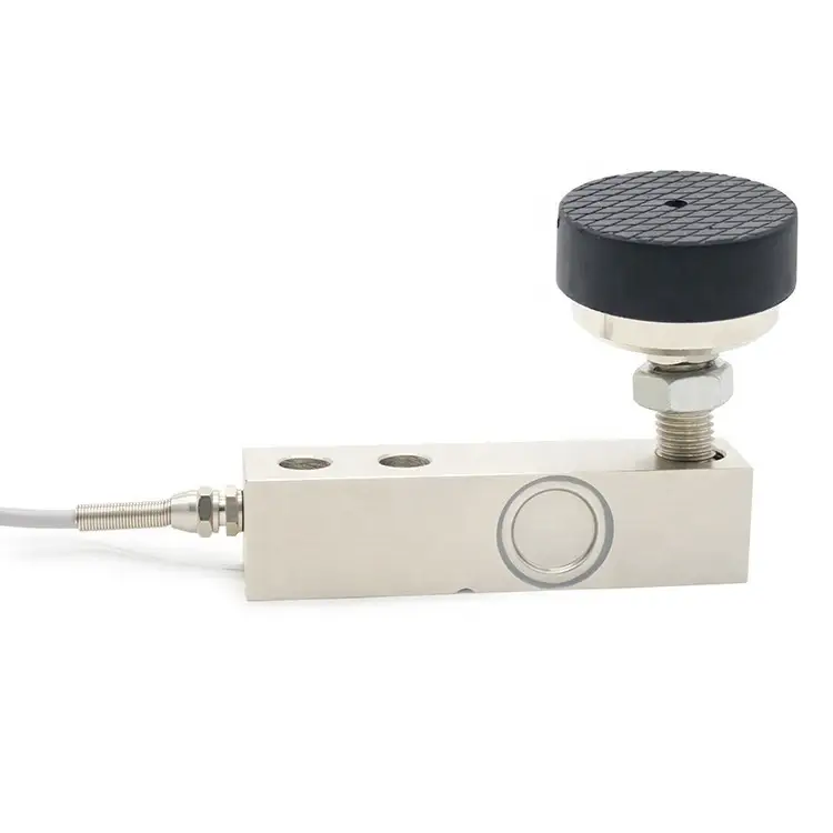 SANTWELL - Capteurs industriels de 2 tonnes pour échelles de masse en alliage en acier en acier cellule de chargement de faisceau avec échelle de poids SQC-16 Cellule de chargement de faisceau de cisaillement à termes de cisaillement unique 1