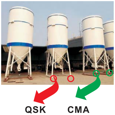 SANTWELL - Cellina de carga Capacidad de alta precisión Celda de carga de carga 15 20 toneladas de celda de carga CMA para pesaje de silo 9