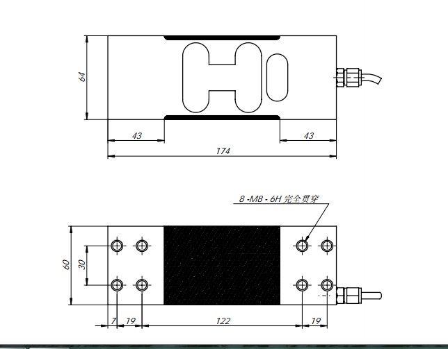 IP66 1t Single Point aluminum Load Cell 300kg 1000kg Platform Scales Single Point Load Cell PA-B
