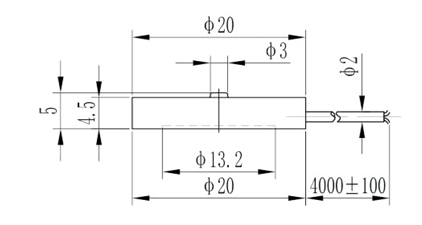 Santwell - Sensor de fuerza de presión inductiva MA107A para ensamblar moldes y otras pruebas industriales 500N 1000T Micro sensor de células de carga 9