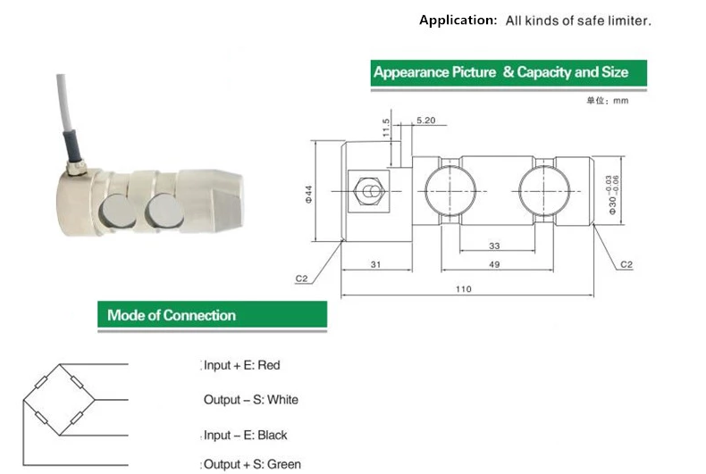 Rodamientos de TBB Sensores de peso de gravedad Celante de carga Celillas Santwell Santwell 10