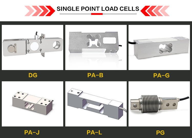Santwell: celda de carga de carga de pesaje electrónica de acero 1000 kg de carga de punto único para la presión PA -G Celular de carga de punto único 7