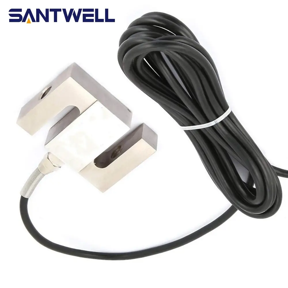 SANTWELL - Tension Loadcell S Type Load Cell Gauge Gauge Capteur Poids 500kg 1000kg 2000kg pour l'échelle d'échelle Hopper Échelle de la courroie 1