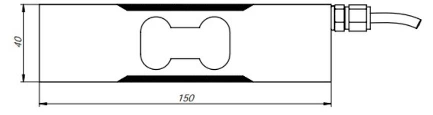 SANTWELL - LA4B -1 Sensor paralelo del haz Celdas de carga de la escala electrónica 50 kg Celular de carga de un solo punto Celular de carga de punto único 6