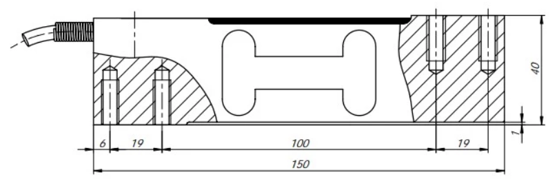 Santwell - 15 kg 20 kg 30 kg 50 kg 75 kg 100 kg 200 kg celda de carga de aluminio PAL para ventas electrónicas celda de carga de un solo punto 5