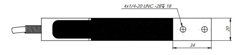 Santwell - 15 kg 20 kg 30 kg 50 kg 75 kg 100 kg 200 kg celda de carga de aluminio PAL para ventas electrónicas celda de carga de un solo punto 6