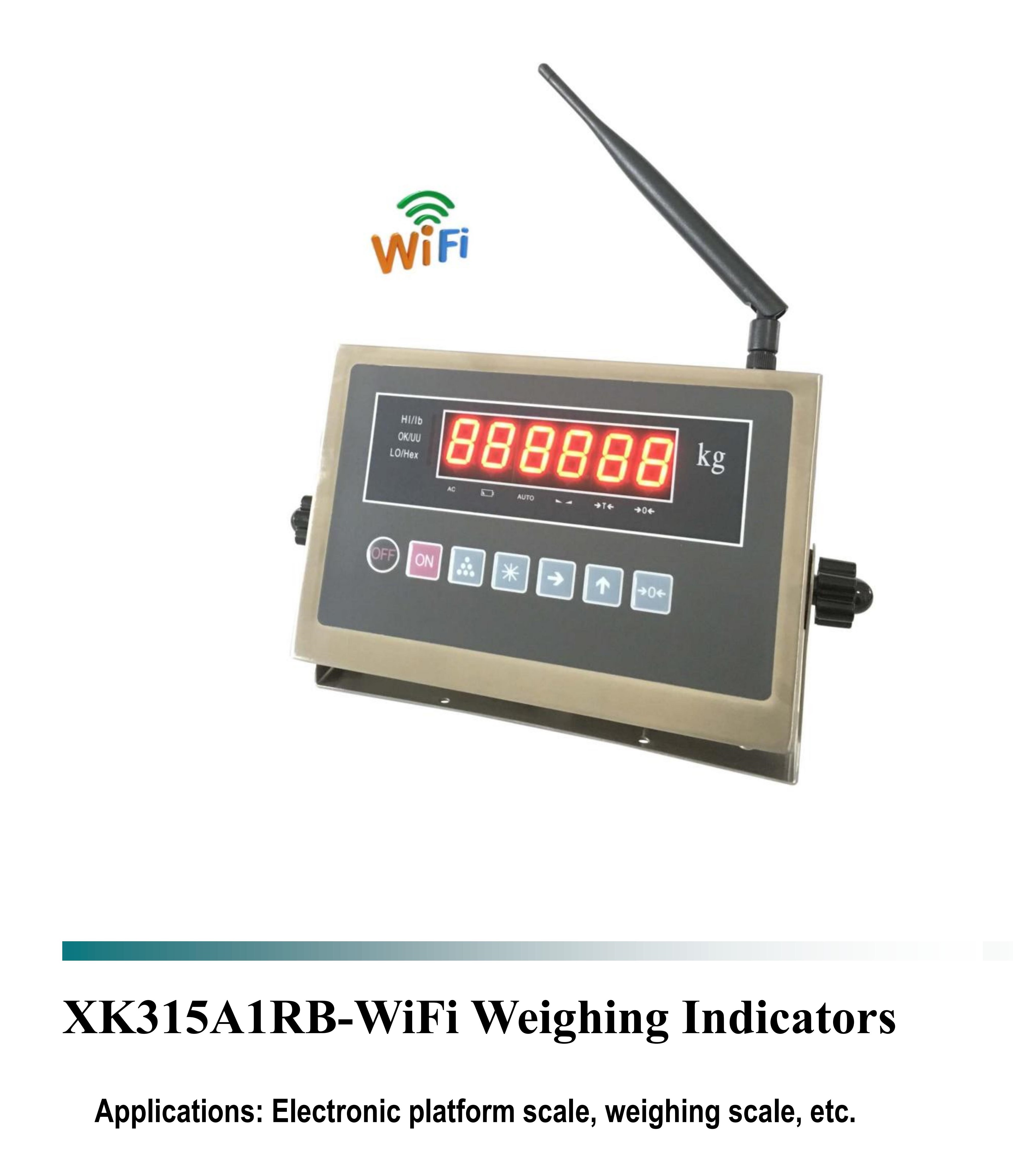 SANTWELL - XK315A1RB -5 Alciba de acero inoxidable de alta precisión Escala de pesaje Indicador Indicador para escala de forma plana 6