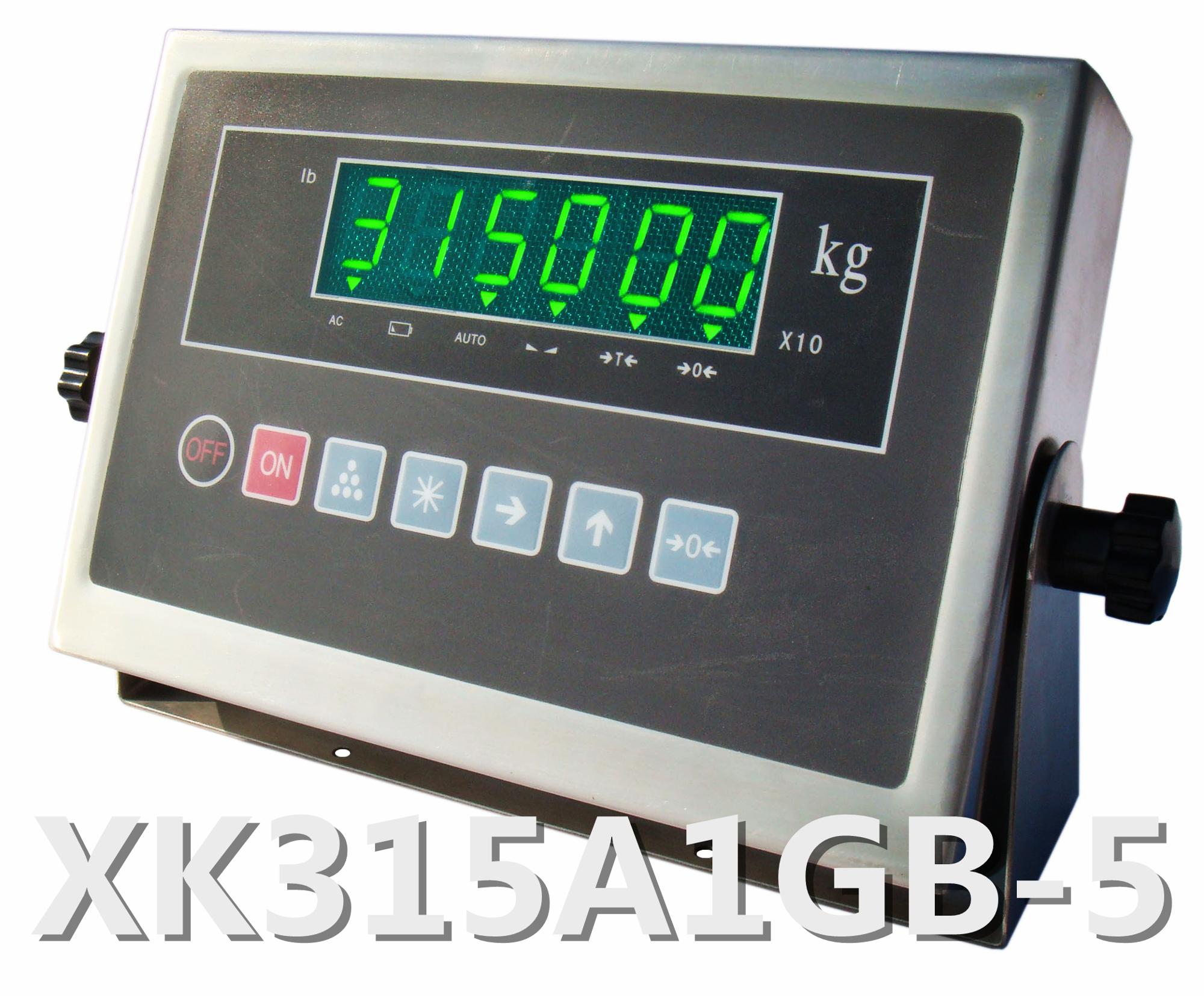 SANTWELL - XK315A1GB -5 Digital verde USB Pantalla LED grande Indicador de indicador de escala de pesaje electrónica para escala de forma plana 6