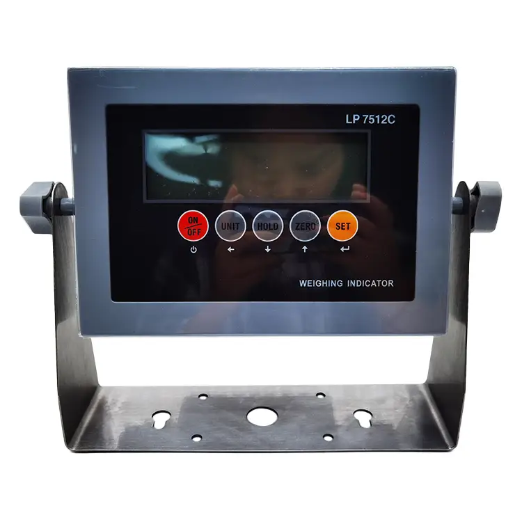 SANTWELL -LP7512 공장 제조 다양한 판매 Well New Type Carbon Steel 6Digit LCD 계량 지표 표시기 평면 규모 1