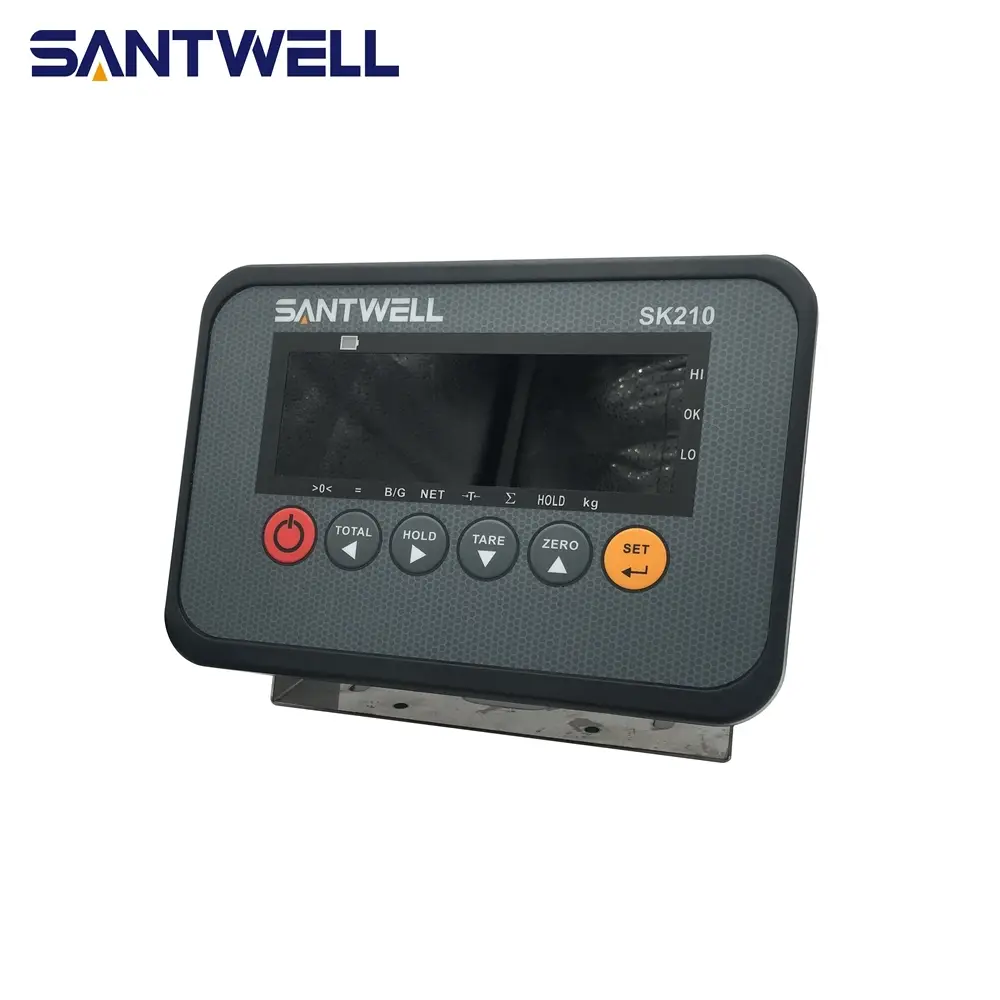 SANTWELL - SK210 LCD LED Custom RS232 Electronic Digital Animal Platform Imperproof Peking Indicator Indicator for Flatform Scale 1