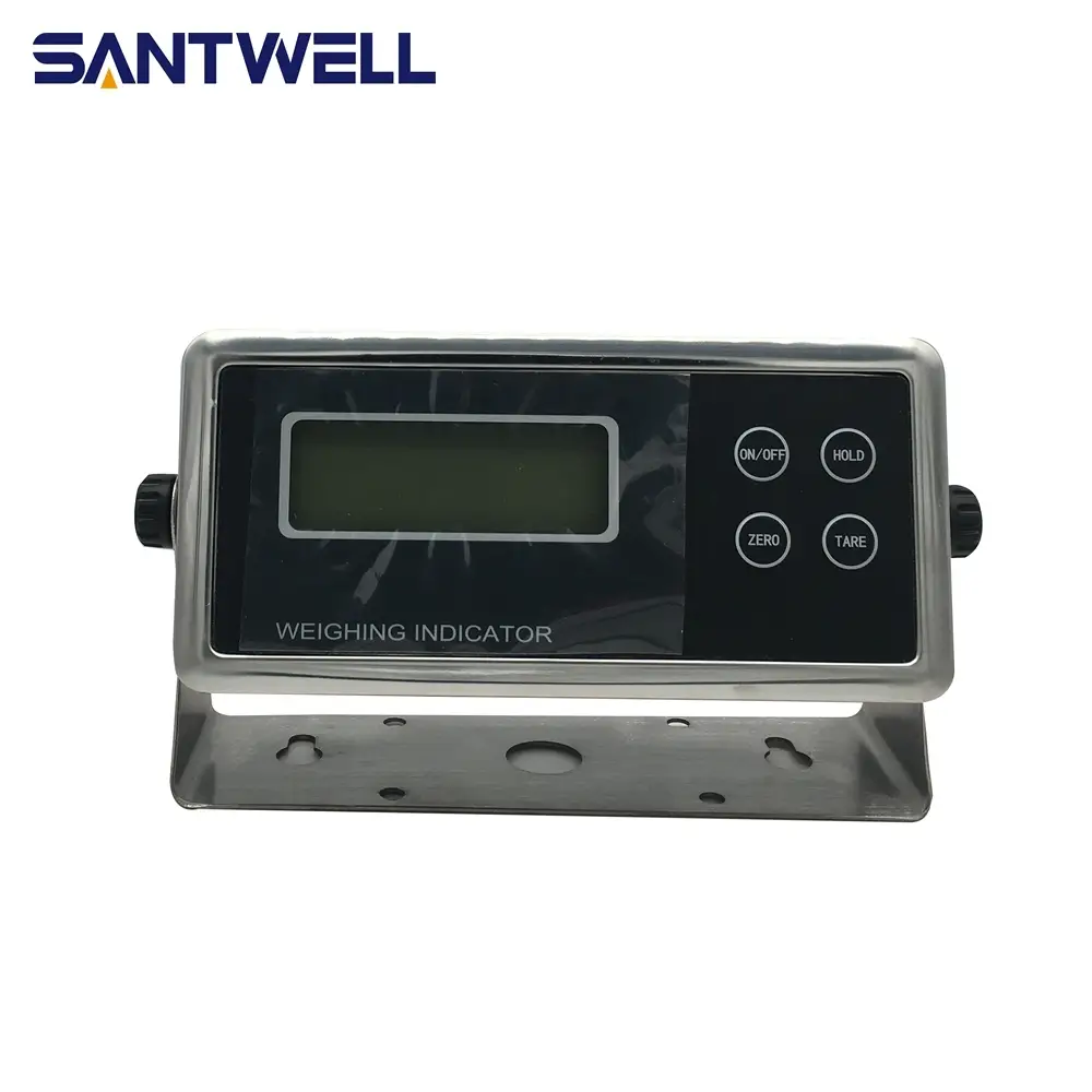 SANTWELL - DC 3,3 V Échelle électronique Échelle de plancher Indicateur numérique Indicateur de pesée Banc de banc de compagnie LP7515 Indicateur pour l'échelle Flatform 1