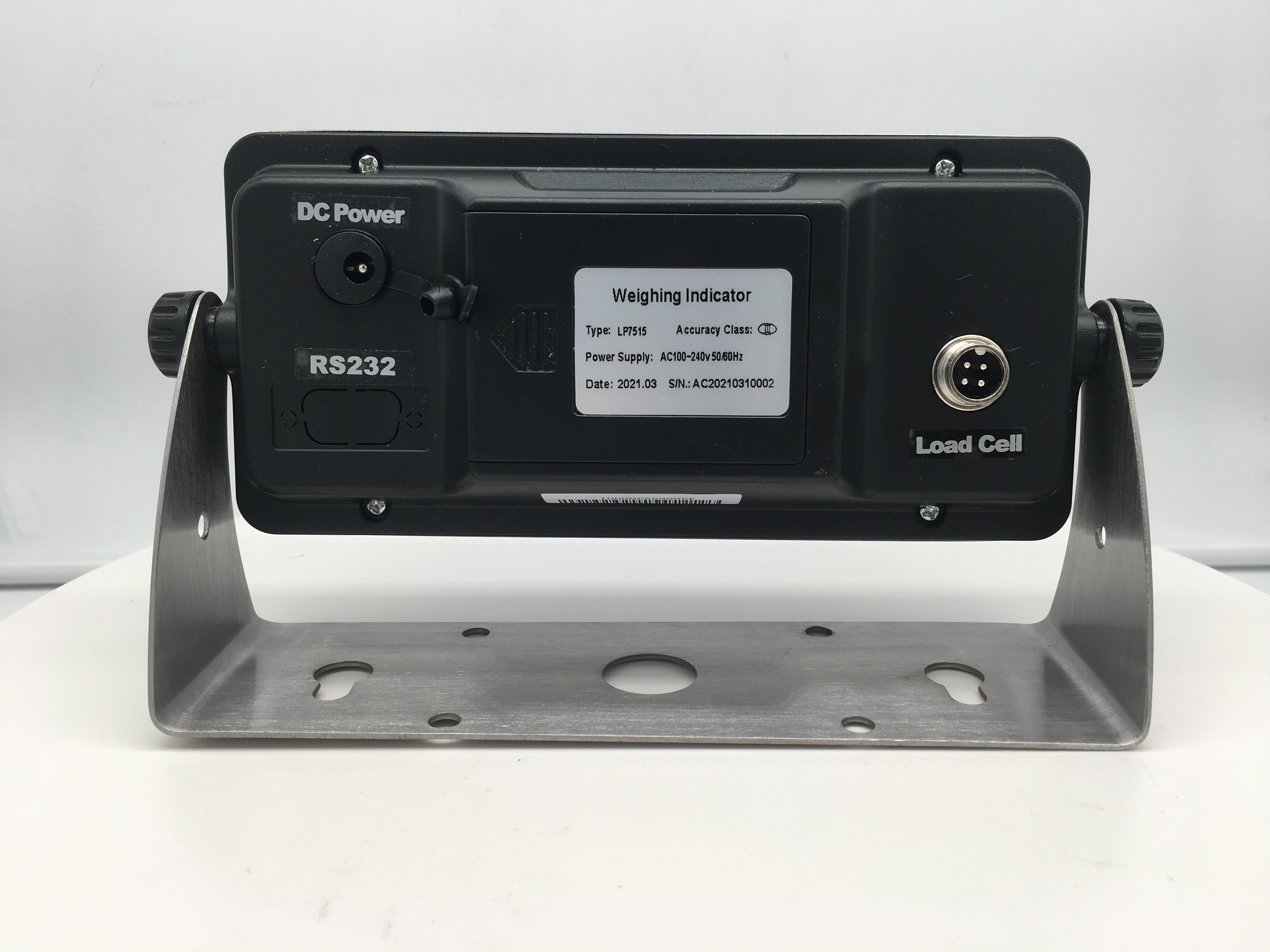 SANTWELL - DC 3.3 V Escala de piso eléctrico Indicador digital Pesaje Bench Bench PET Escala LP7515 Indicador para escala de forma plana 12