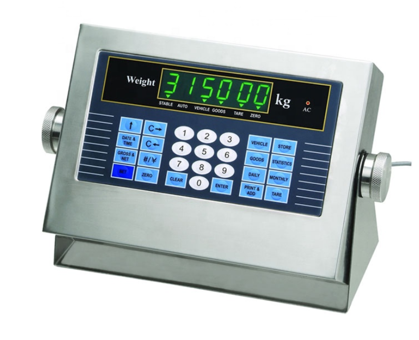 SANTWELL - Indicador de pesaje de acero inoxidable a escala de camión con la impresora XK315A6GB Escala superior 3
