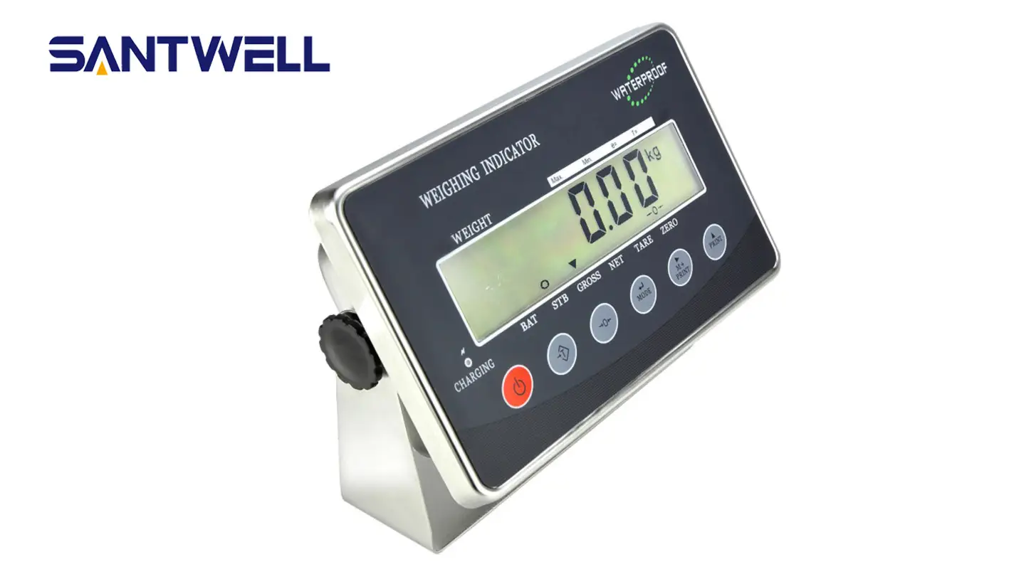 XK3119WP Indicateur de pesée en acier inoxydable Santwell 1