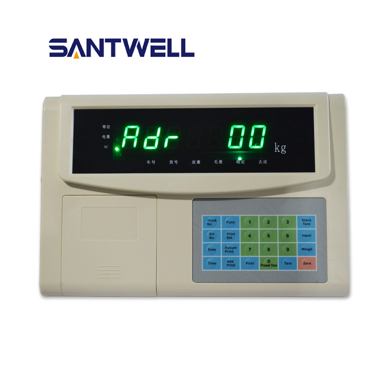 Pesaje Z18 Pesaje con indicador de pesaje de impresora Santwell 10