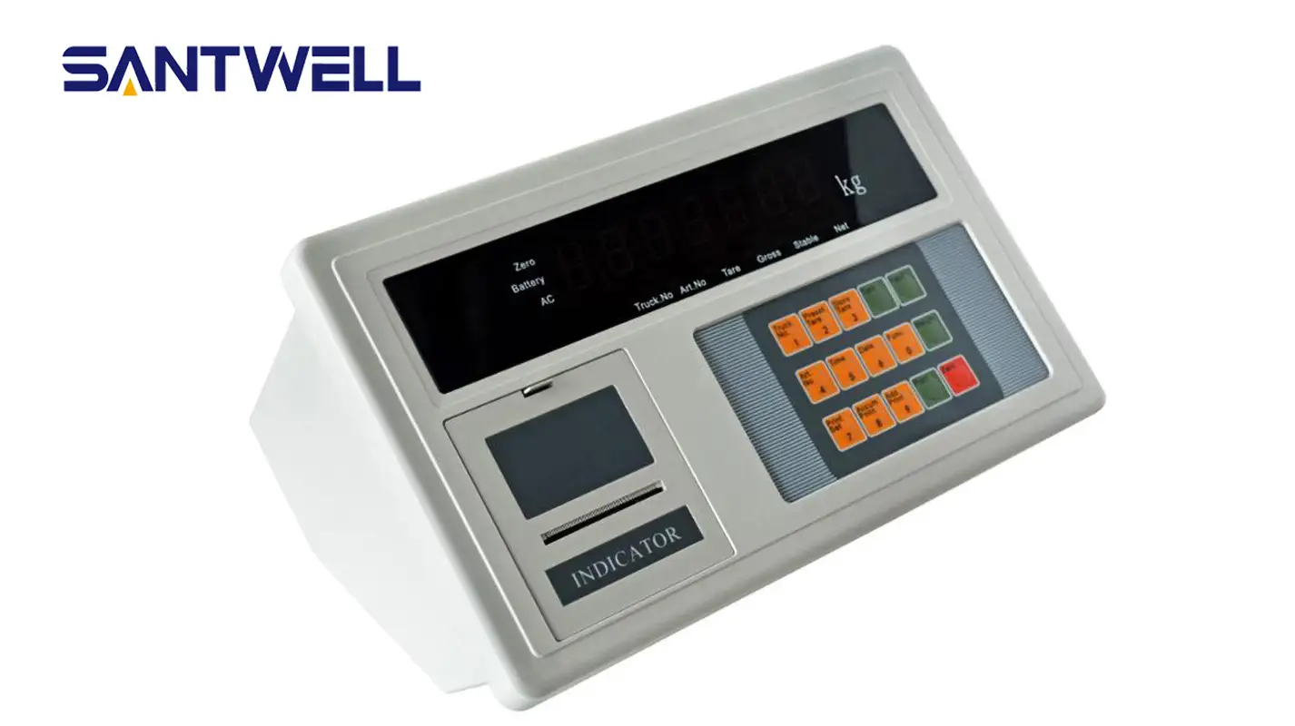 Thang đo xe tải Z9-P với chỉ báo cân bằng máy in Santwell 1