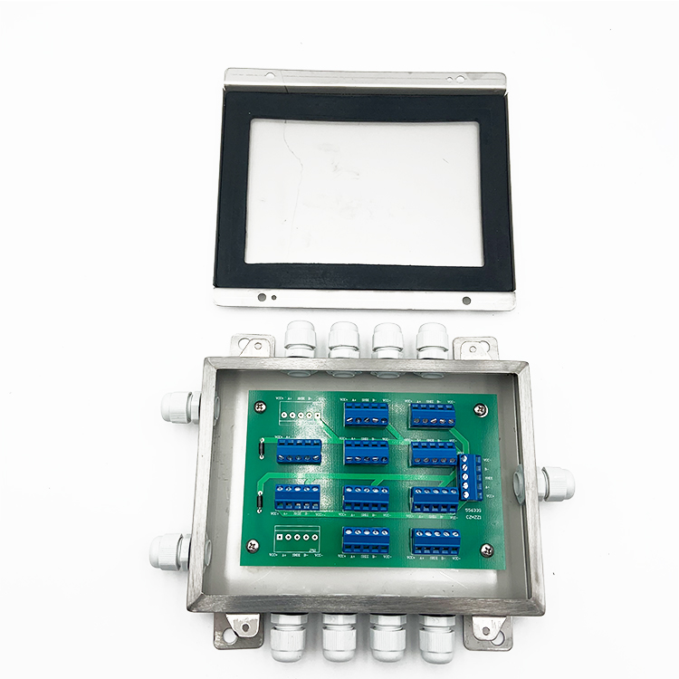 Santwell - JBD -10 10 formas en que la salida digital conecta 10 piezas de carga de carga de carga utilizada Caja de unión de acero inoxidable de escala de peso Caja de unión digital 14