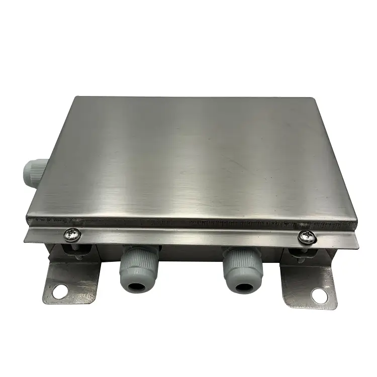SANTWELL - JBD-4 IP68 Connexion électrique en acier inoxydable avec 6 cellules bon marché Boîte de jonction étanche personnalisée Boîte de jonction numérique 1