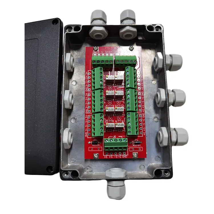 Santwell - Le boîtier de boîte en tôle de jonction en aluminium est utilisé pour connecter la cellule de chargement et peser la boîte de jonction de l'instrument 1
