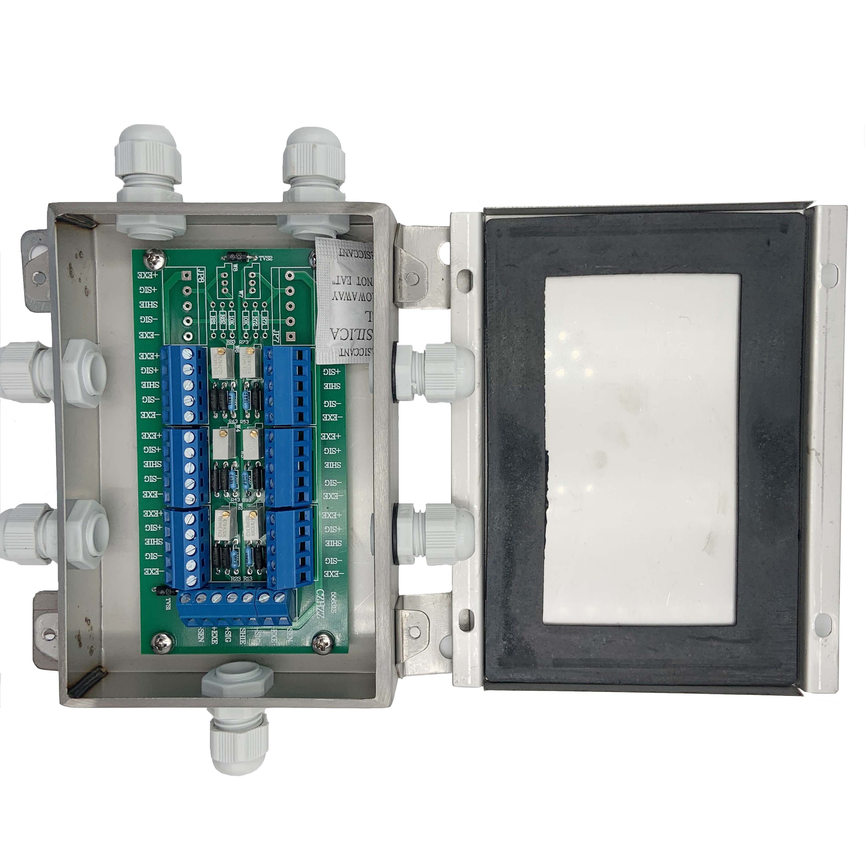JBX-6 Material de acero inoxidable IP68 Caja de unión de celda de carga Medidor eléctrico Santwell 14