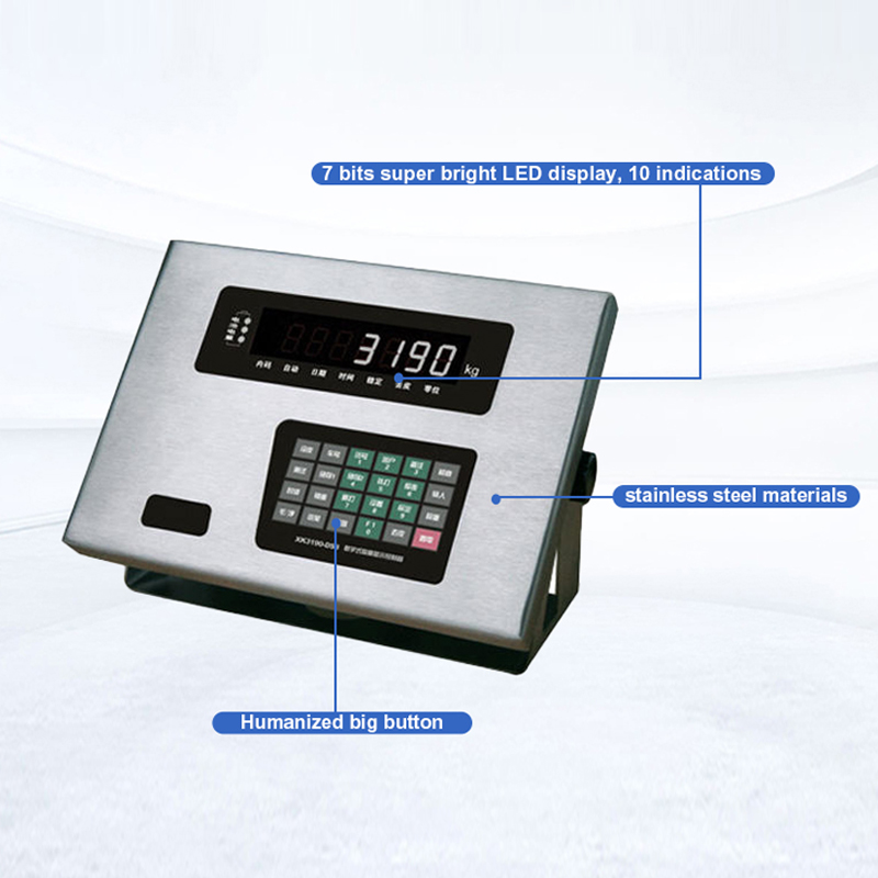 Controlador de peso de camión OIML de alta velocidad Indicador digital de acero inoxidable DS3 4