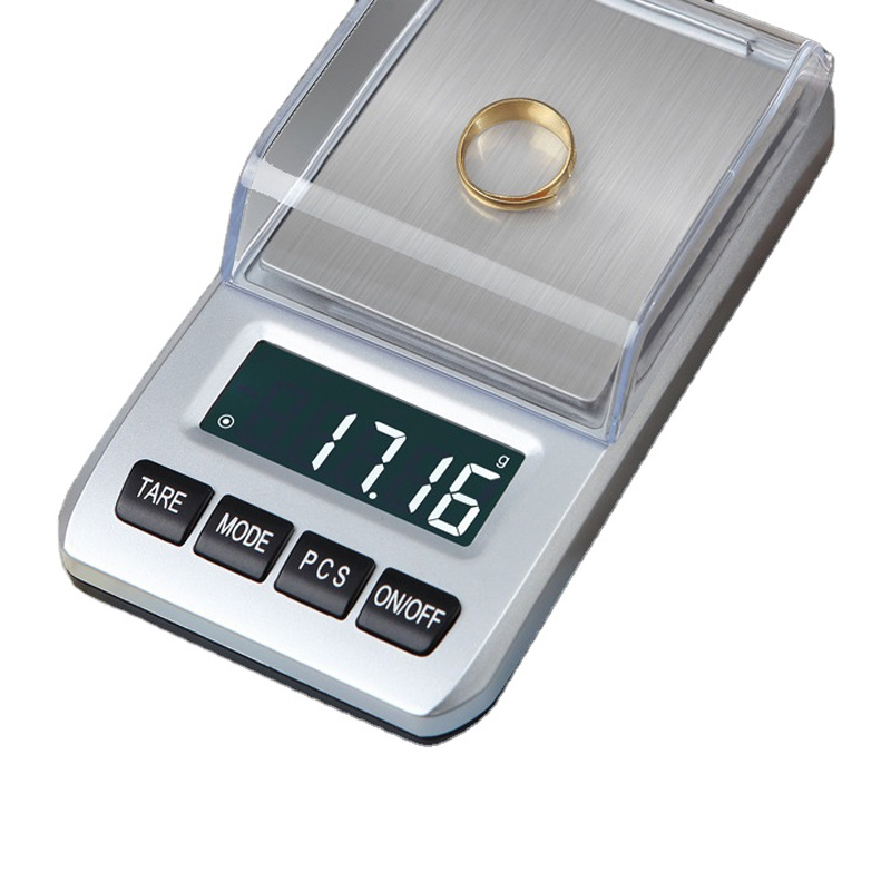 JS-288 Silver ABS + acero inoxidable Food Digital Smart Seseting Escalas de bolsillo de bolsillo Santwell 12