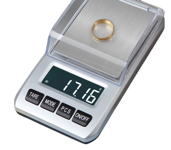 JS-288 Silver ABS + acero inoxidable Food Digital Smart Seseting Escalas de bolsillo de bolsillo Santwell 16