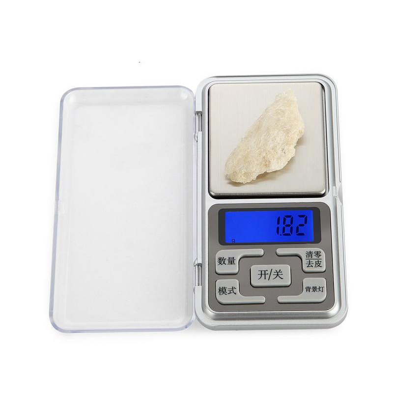 JS-668 Barato al por mayor 0.1g Precisión Joya ABS Diamantes Diamantes Slim Pocket Digital Scale de cocina Santwell 9