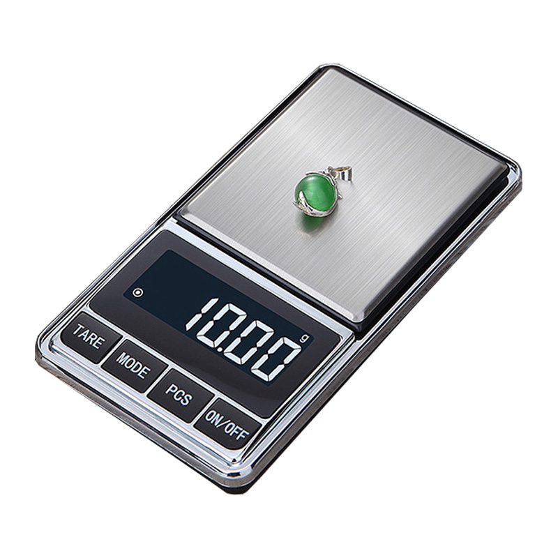 JS-888 Pesaje de acero inoxidable Joya de bolsillo digital barato Mini escala eléctrica Escala de pesaje Santwell 13