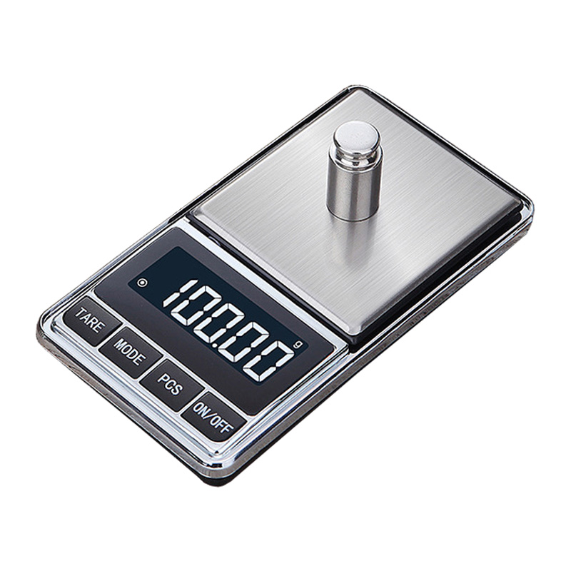 JS-888 Pesaje de acero inoxidable Joya de bolsillo digital barato Mini escala eléctrica Escala de pesaje Santwell 14