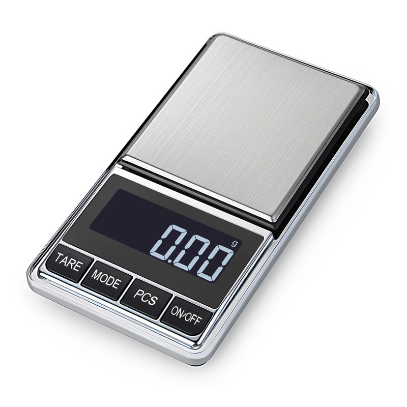 JS-888 Pesaje de acero inoxidable Joya de bolsillo digital barato Mini escala eléctrica Escala de pesaje Santwell 10