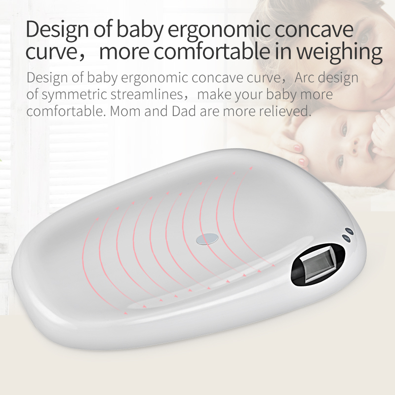 SANTWELL - ABS Professional bloquea automáticamente Batería baja Pantalla infantil Escala de baño de baño de bebé infantil 11