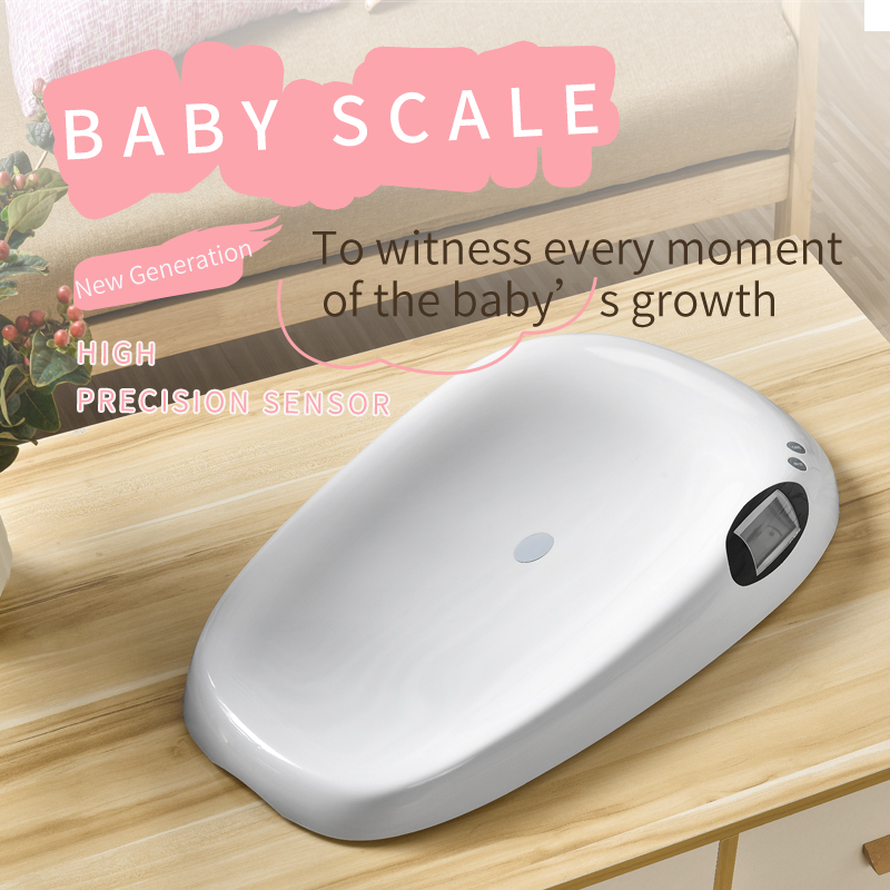 SANTWELL - ABS Professional bloquea automáticamente Batería baja Pantalla infantil Escala de baño de baño de bebé infantil 9
