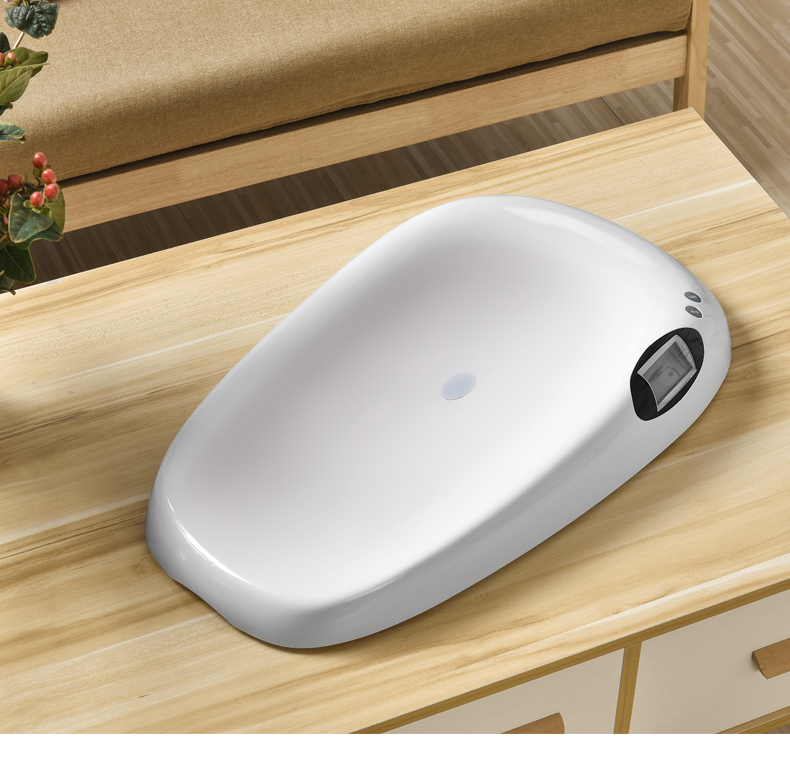 SANTWELL - ABS Professional bloquea automáticamente Batería baja Pantalla infantil Escala de baño de baño de bebé infantil 14