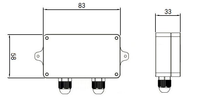Santwell - BSQ01 Transmisor de peso de capacidad de carga fuerte impermeable para varios sensores de deformación Escala superior 7