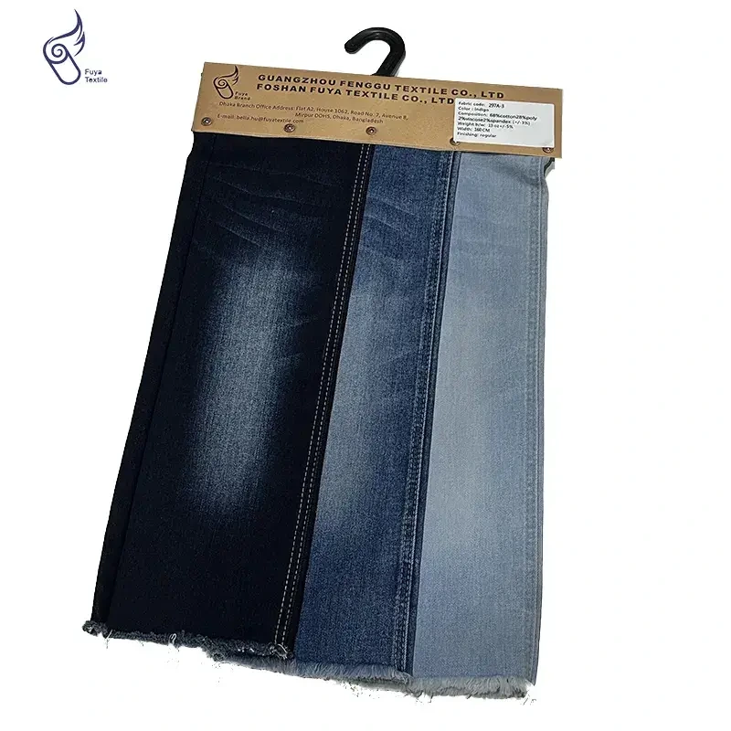 297A-3# 11.85oz soft thick heavy stretch pants jean denim fabric wholesale 1