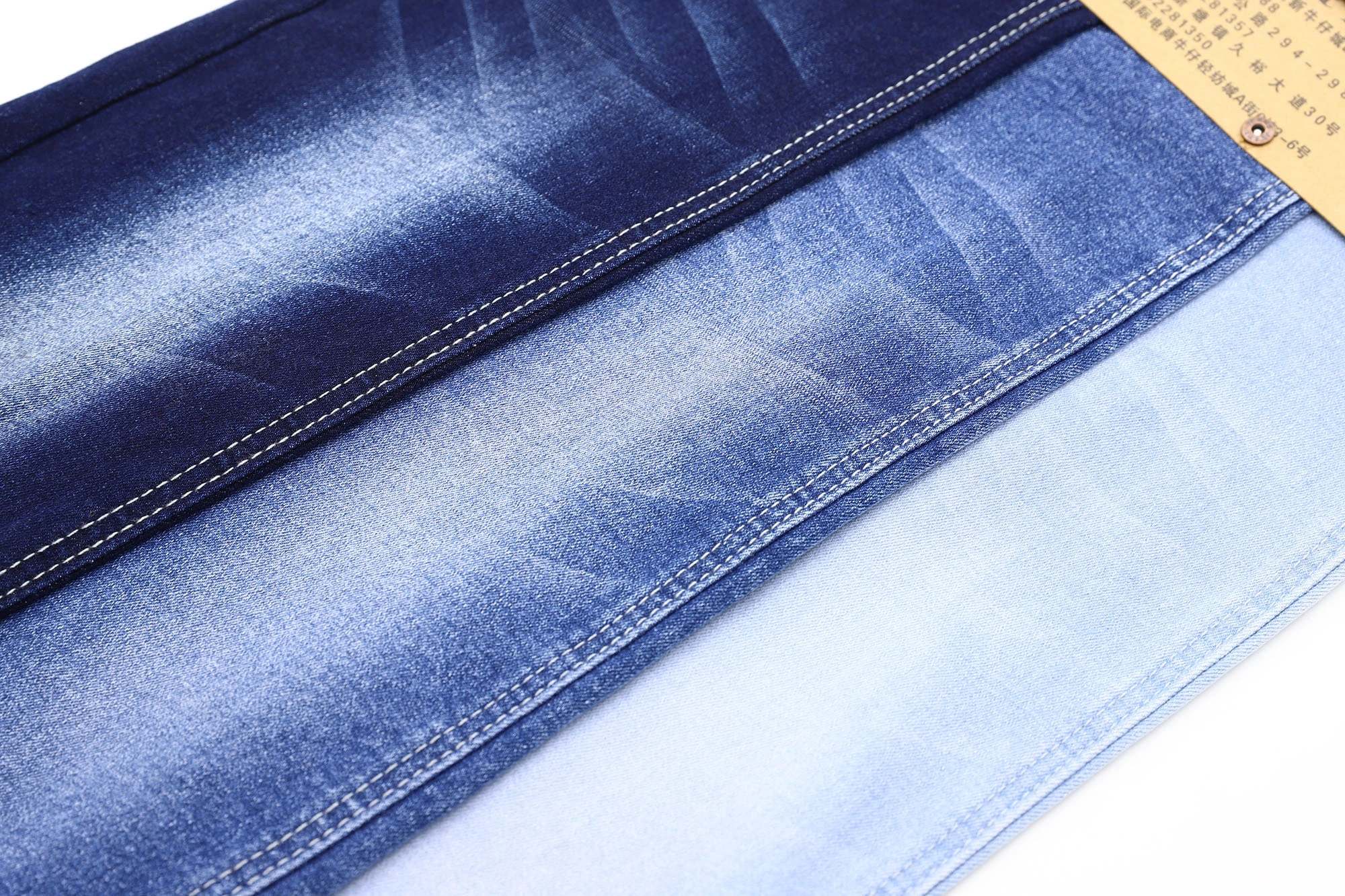 205A-13 super stretch denim fabric with 64%cotton  30.5S%poly  3.5%spandex   1%other 2