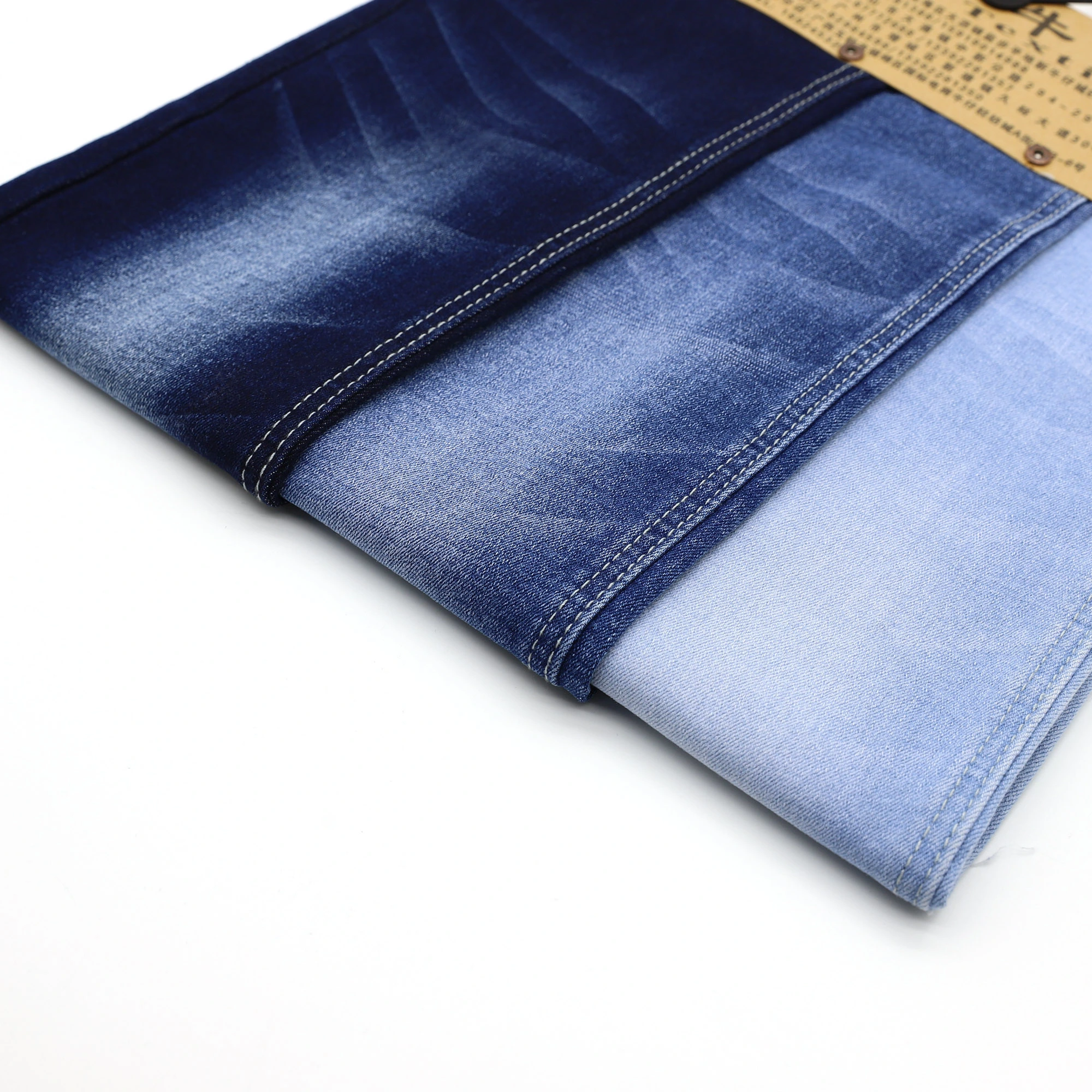 205A-13 super stretch denim fabric with 64%cotton  30.5S%poly  3.5%spandex   1%other 8