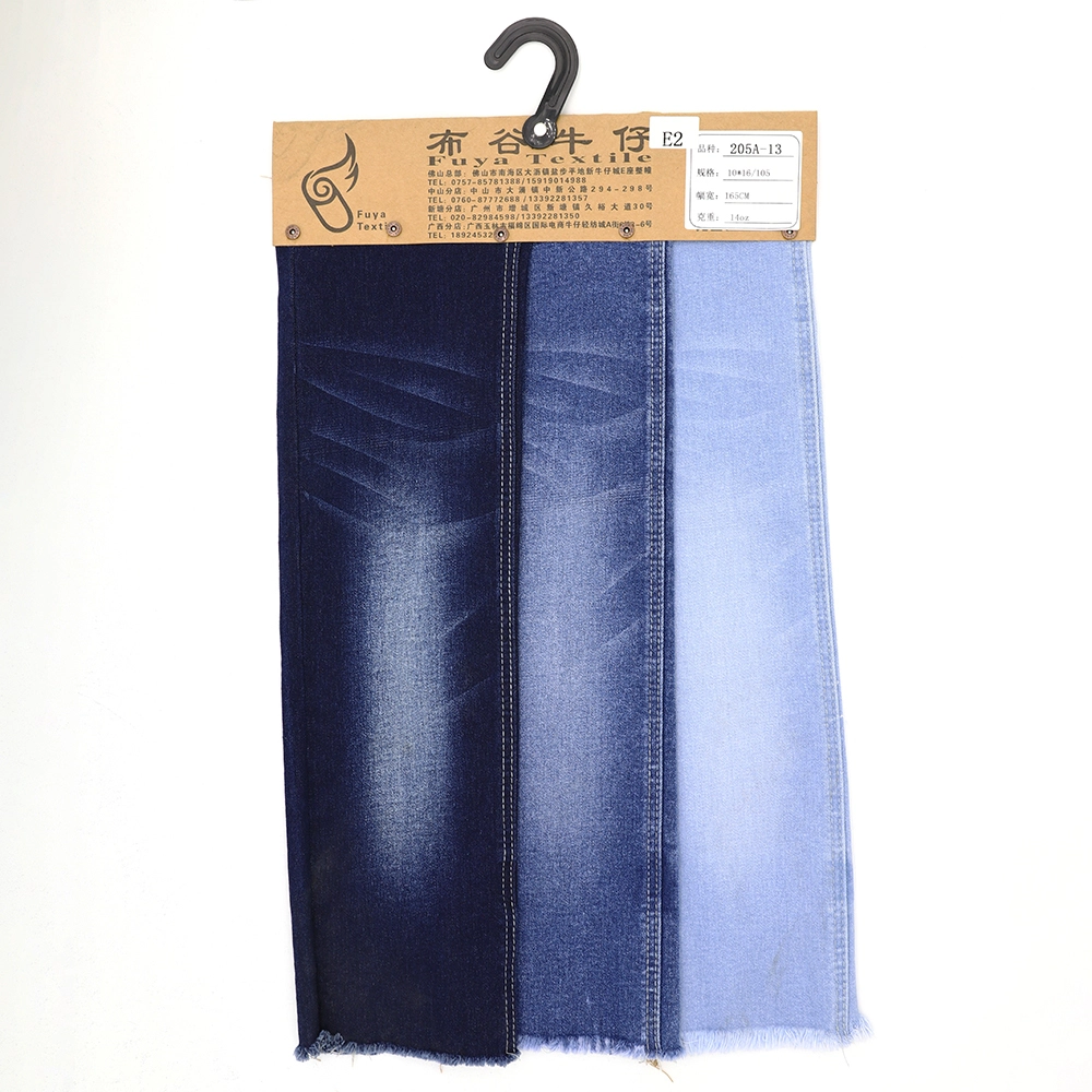 205A-13 super stretch denim fabric with 64%cotton  30.5S%poly  3.5%spandex   1%other 1