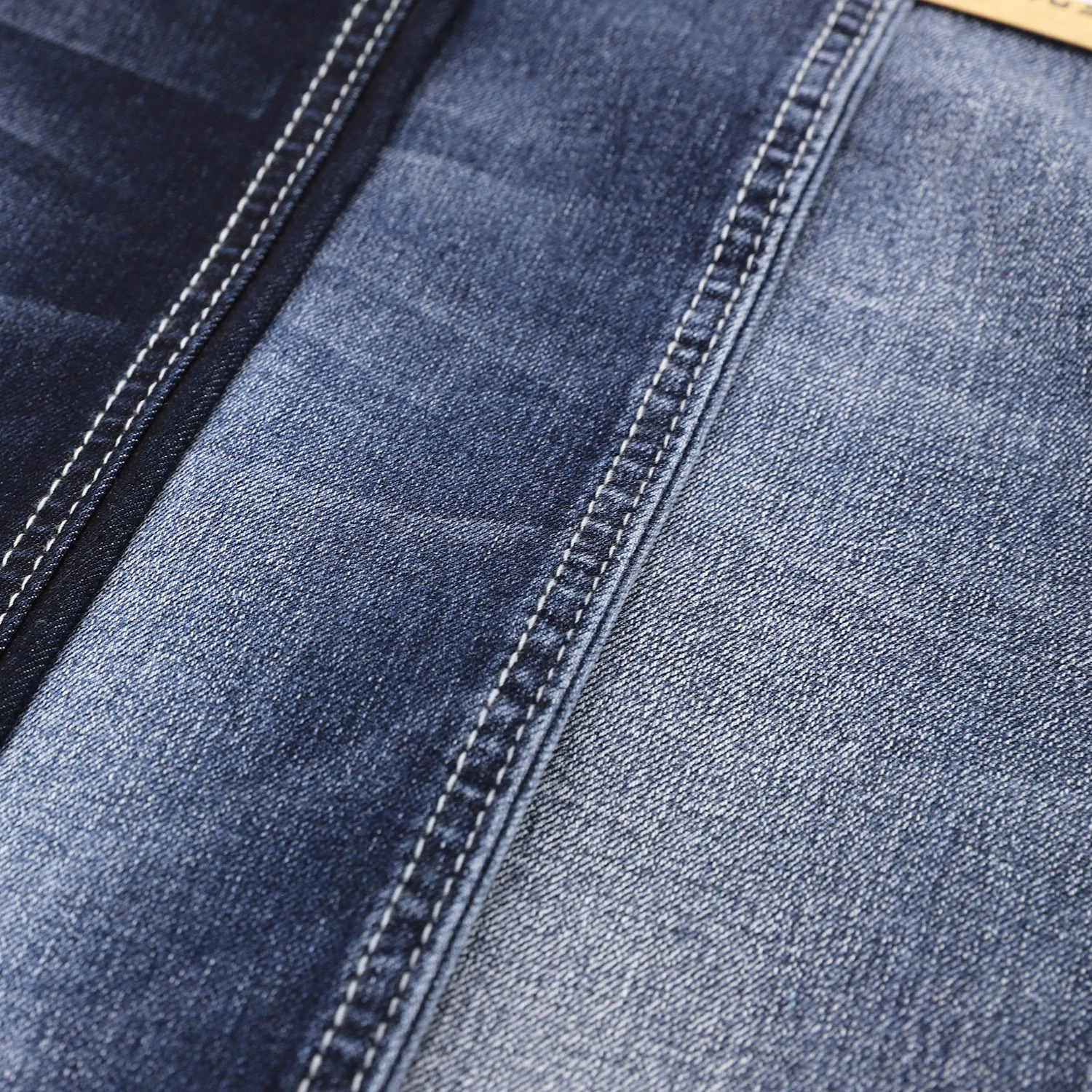 205C-8  71% Cotton  27.5%Poly  1.5%Spandex stretch twill denim fabric 3