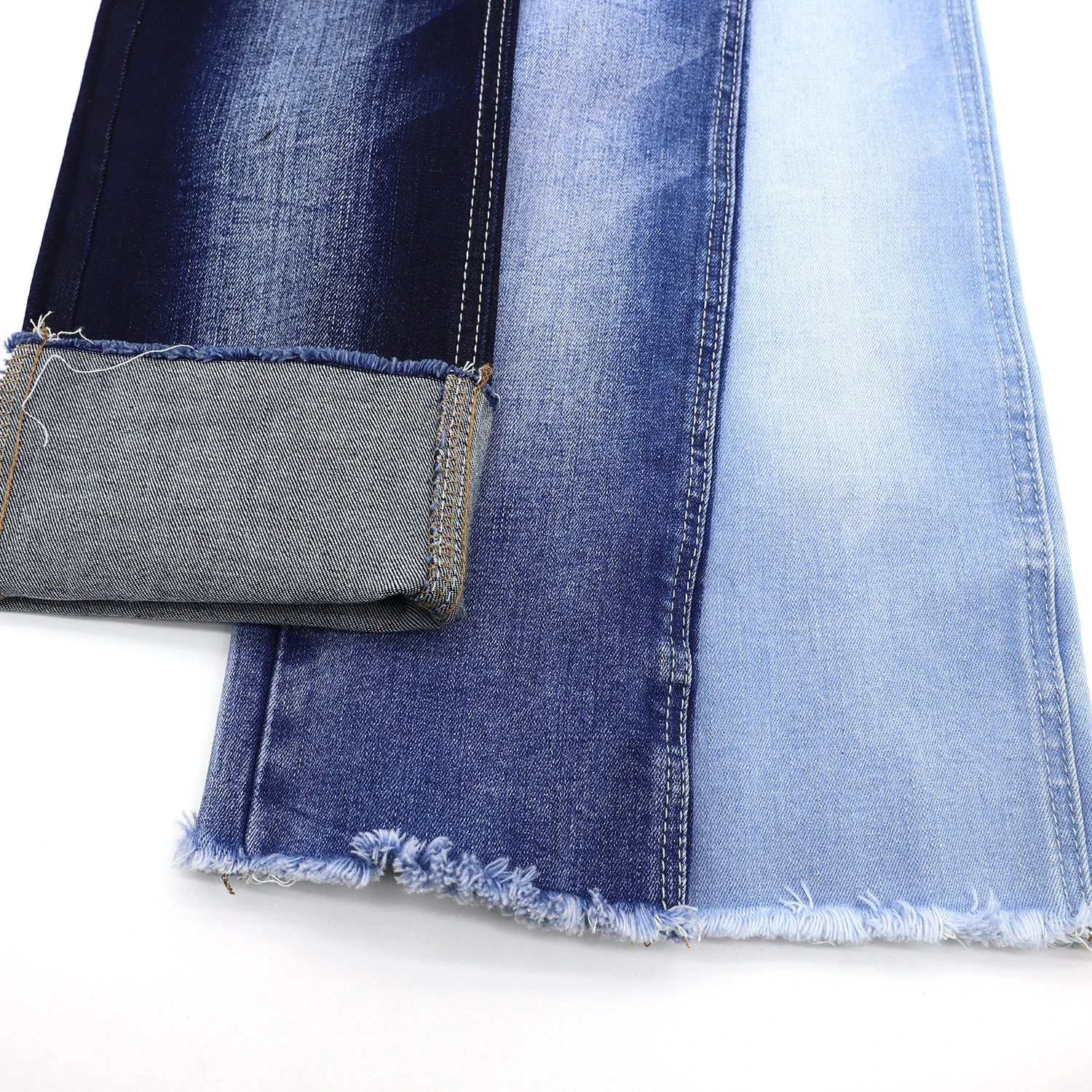 308A-13 Super stretch denim fabric with 68.5%Cotton  28%Poly 3.5%Spandex 7