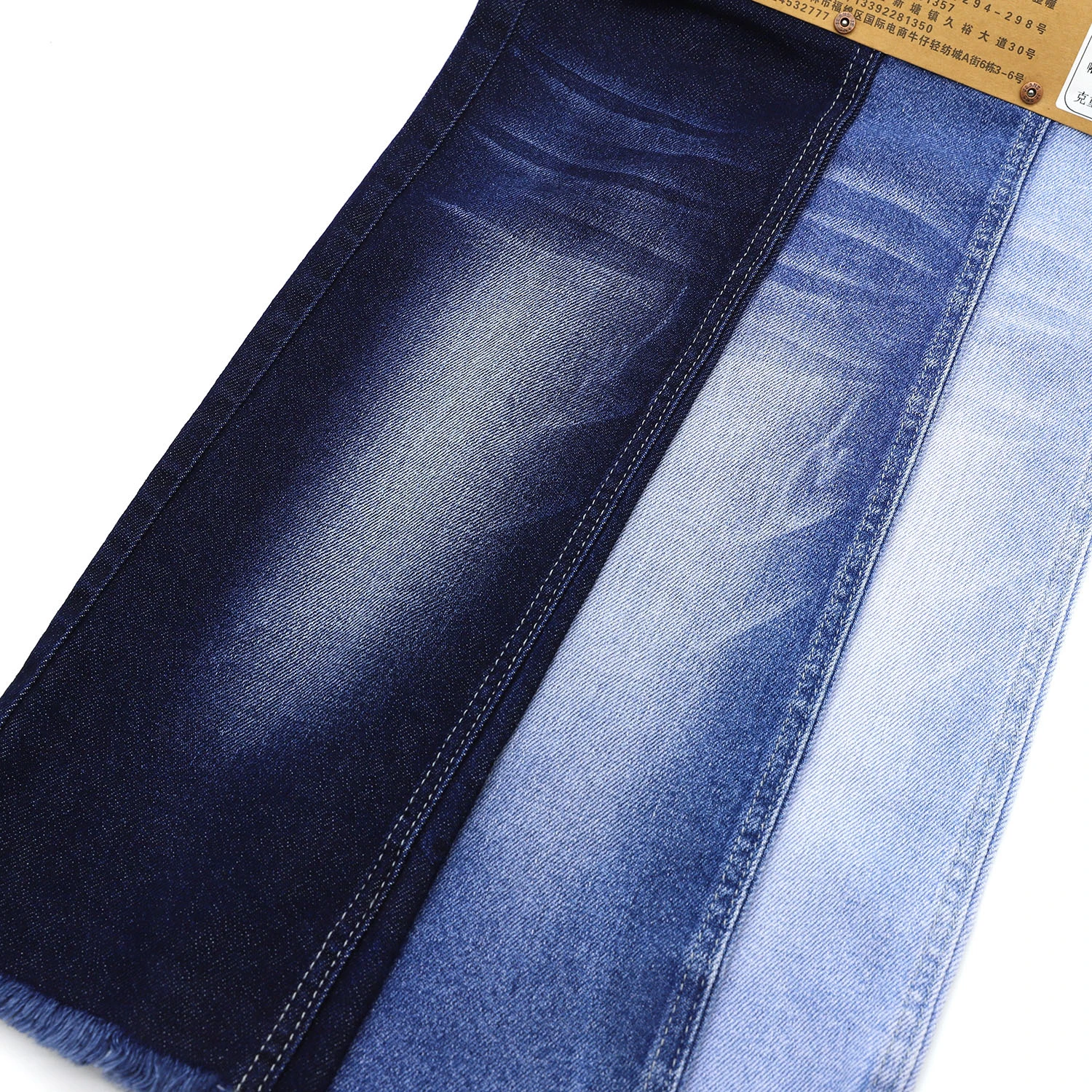 T120A-1 sky blue 10oz denim fabric stretchable with spandex 2